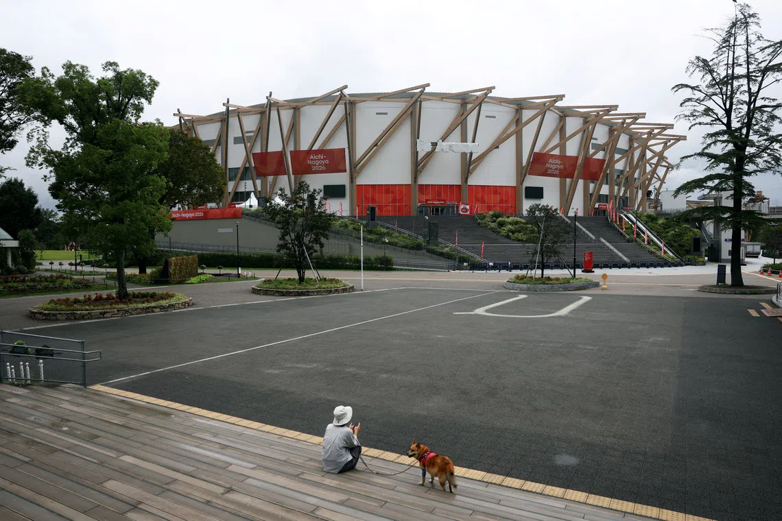 Asian Games - Aichi-Nagoya 2026 - Previews - Nagoya, Japan - September 15, 2026 General view of Aichi International Arena in Nagoya ahead of the Asian Games REUTERS/Edgar Su