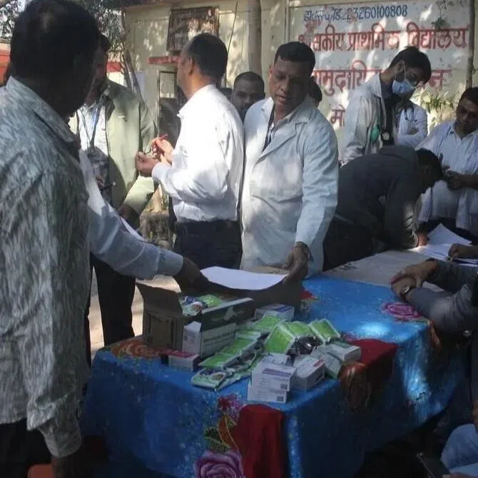 Teams of doctors were deployed to administer door-to-door screening services. 