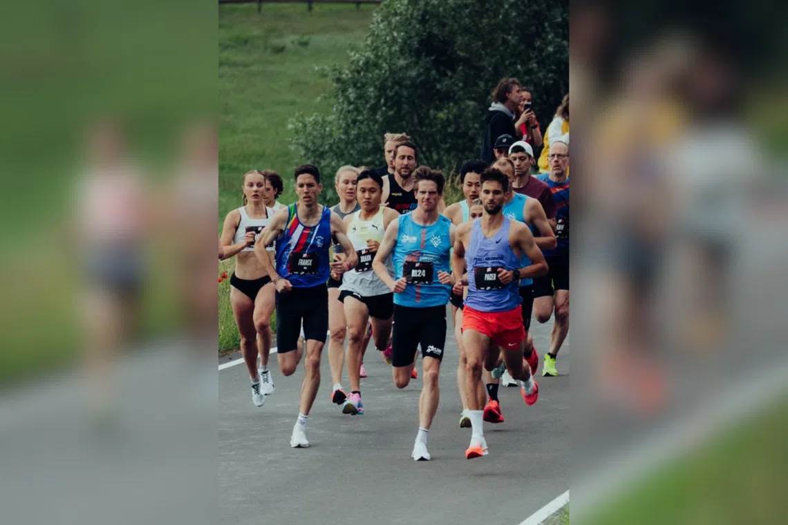 straitstimes.com - Kimberly Kwek - S'pore runner Shaun Goh sets road mile national record in the Netherlands