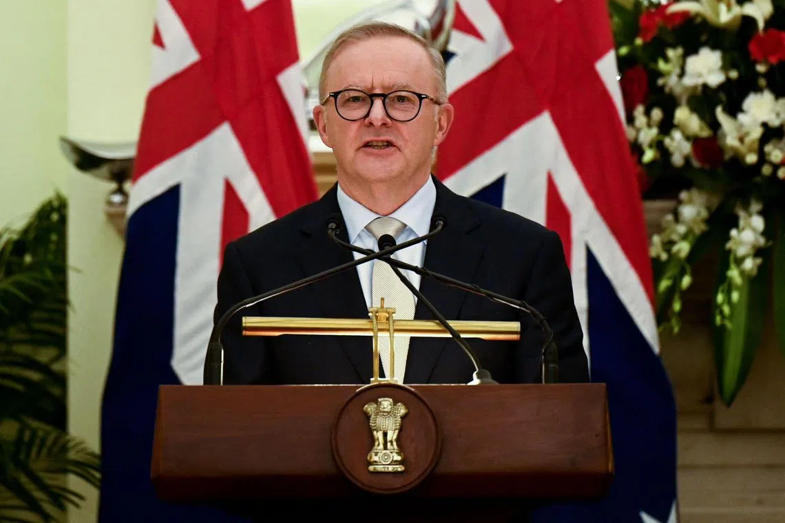 Australia's Prime Minister Anthony Albanese said an announcement would be made on Monday.