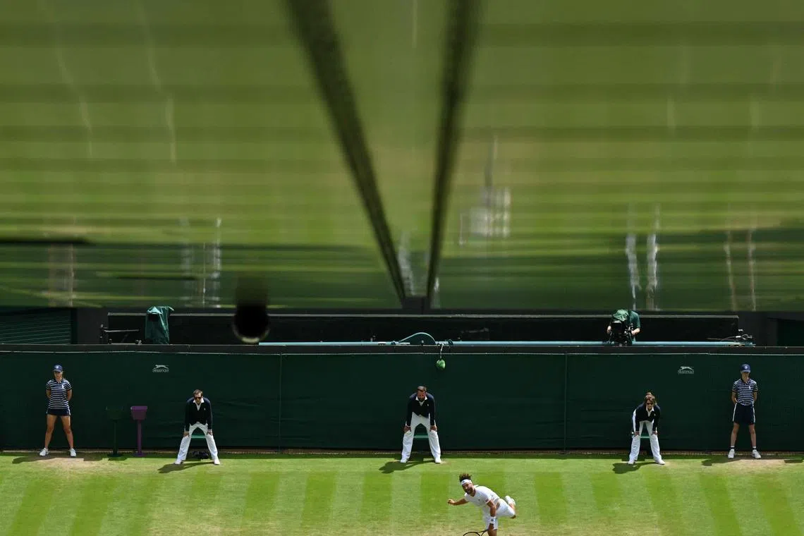 The role of line judges is safe for now, even as the Grand Slam embraces artificial intelligence. 