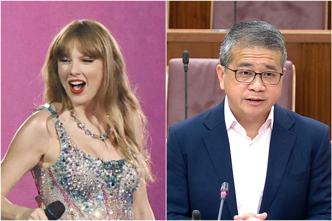 Mr Edwin Tong's ministry and STB said it worked directly with the promoter AEG Presents and provided a grant to help bring Taylor Swift in.