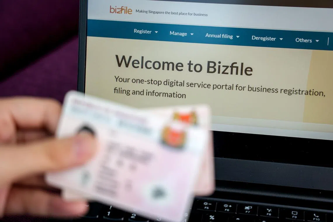 Between Dec 9 and Dec 13, NRIC numbers of some Singaporeans were available in full in the free People Search function on Bizfile.