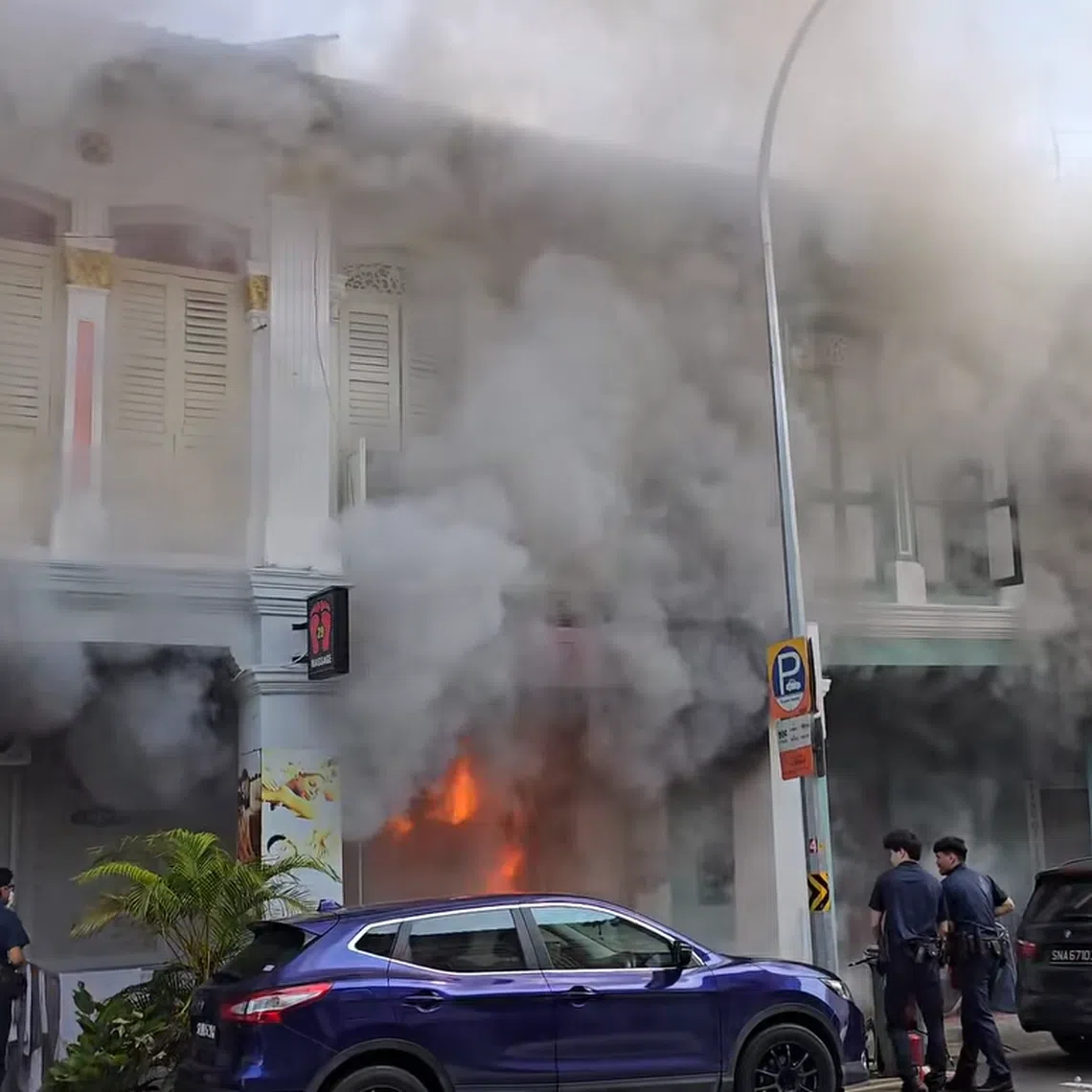 The fire broke out at a shophouse located at 31 Norris Road.