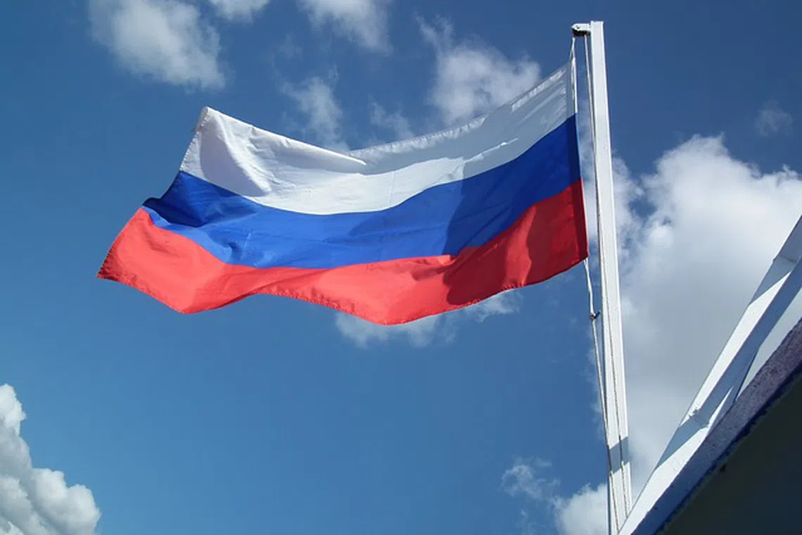 flag, russia, banner