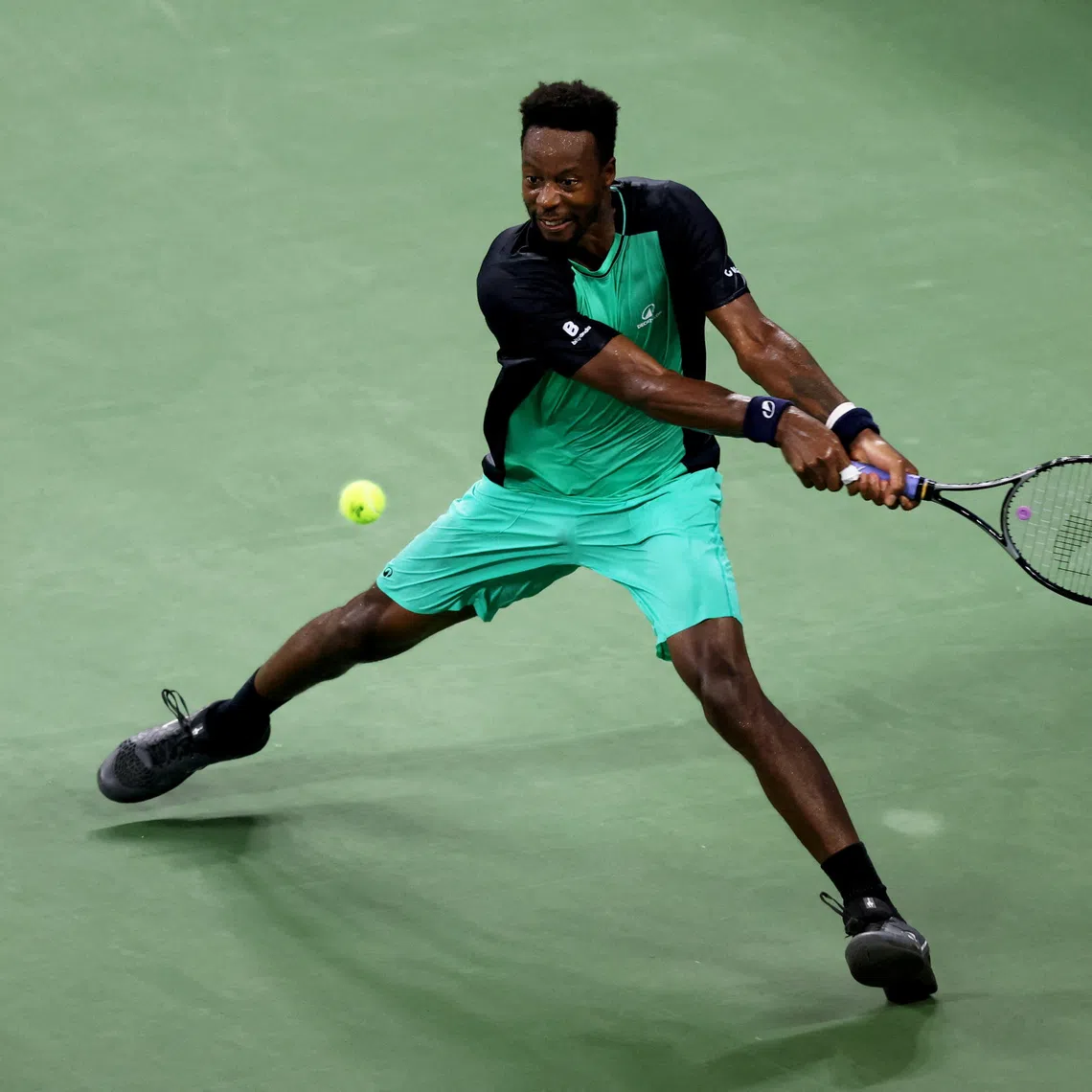 Tennis - U.S. Open - Flushing Meadows, New York, United States - September 3, 2026 France's Gael Monfils in action during his second round match against Learner Tien of the U.S. IMAGN IMAGES via Reuters/Amber Searls     TPX IMAGES OF THE DAY