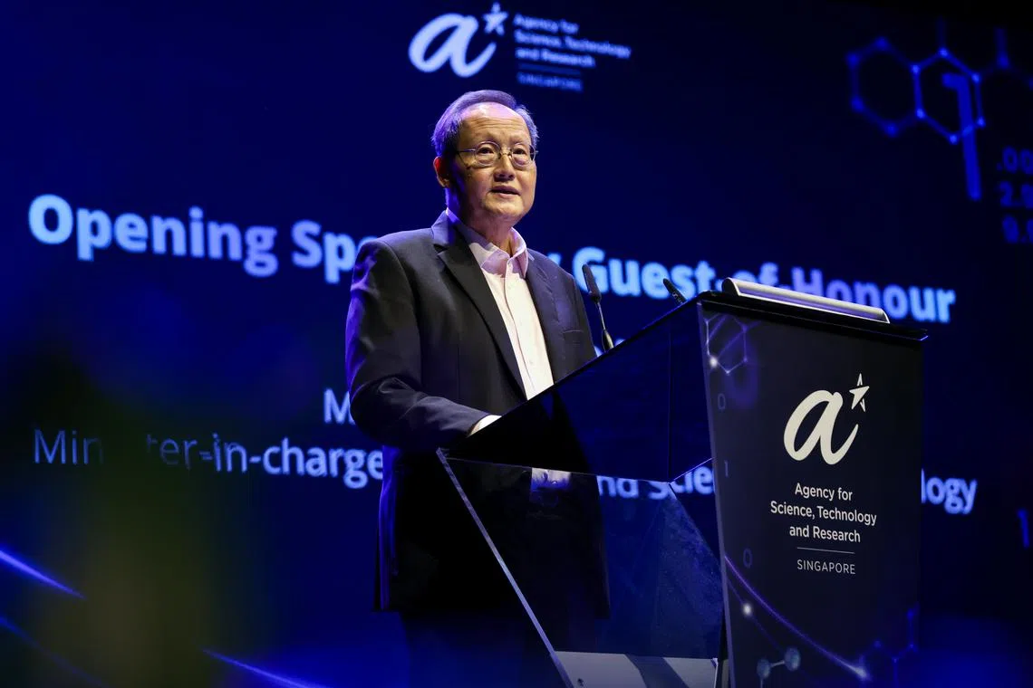 Dr Tan See Leng, Minister-in-charge of Energy and Science & Technology, spoke on the importance of bringing science from the laboratory to the real world.