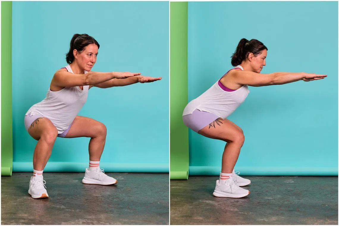 Most people can still effectively squat while navigating all sorts of issues.