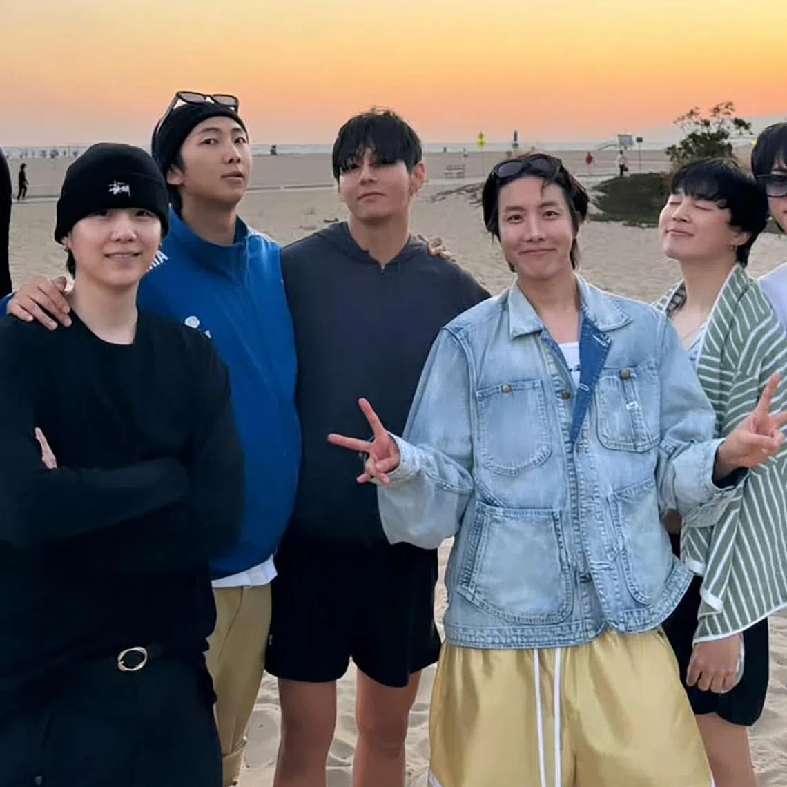 K-pop titans BTS comprise (from left) Jungkook, Suga, RM, V, J-Hope, Jimin and Jin.