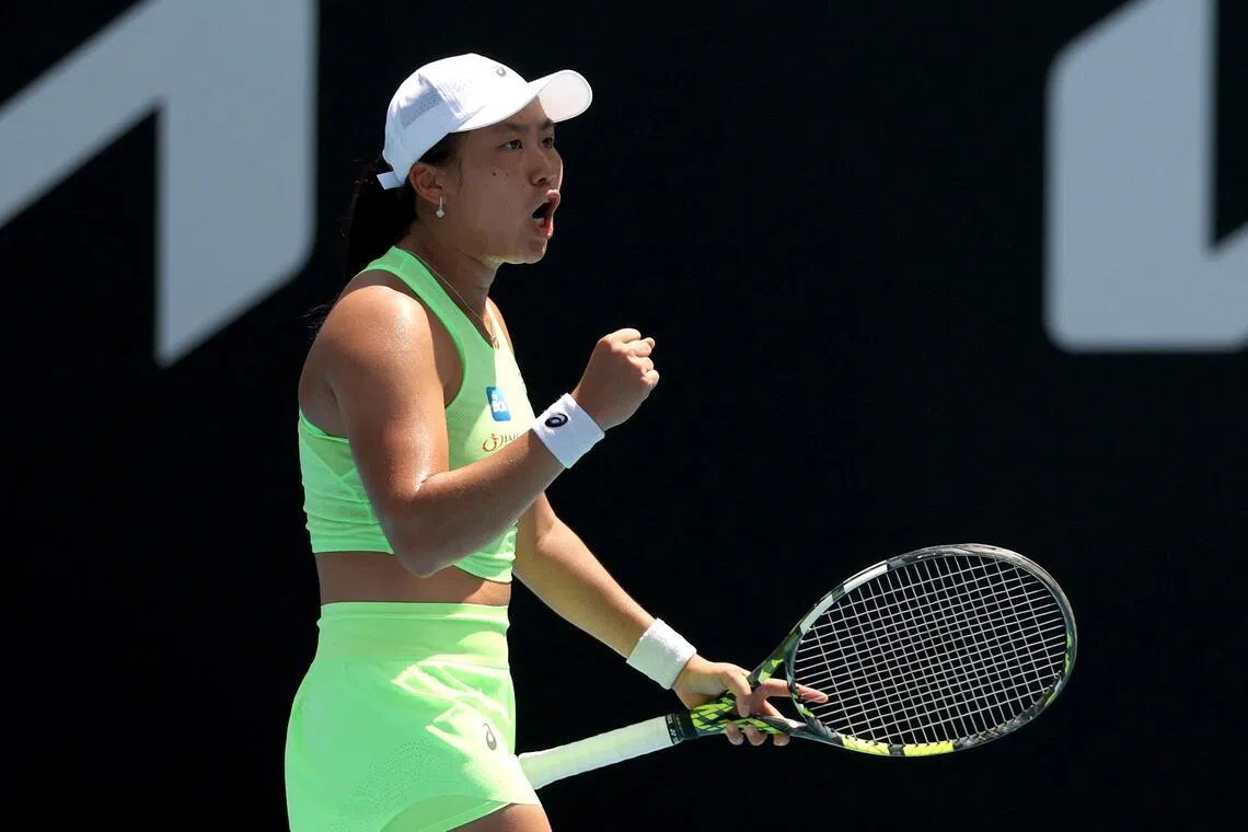 Janice Tjen first Indonesian to win at Australian Open in 28 years