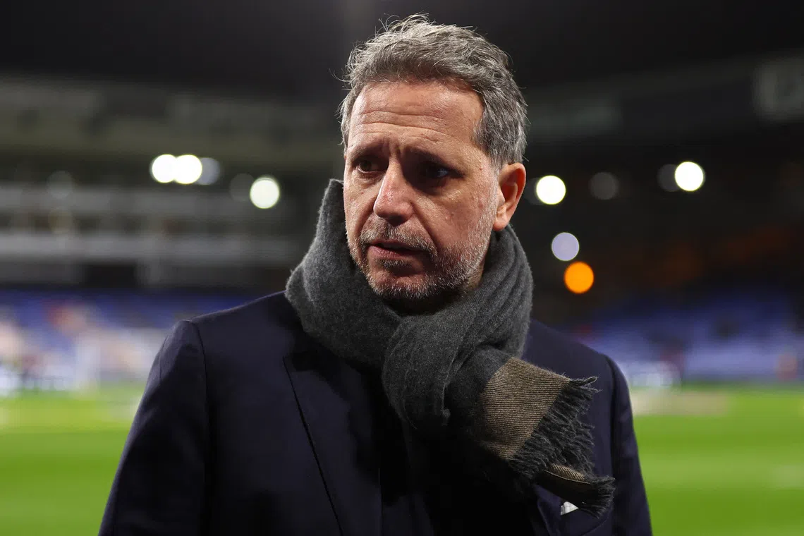 Soccer Football - Premier League - Crystal Palace v Tottenham Hotspur - Selhurst Park, London, Britain - January 4, 2023   Tottenham Hotspur Managing Director of Football Fabio Paratici before the match REUTERS/David Klein