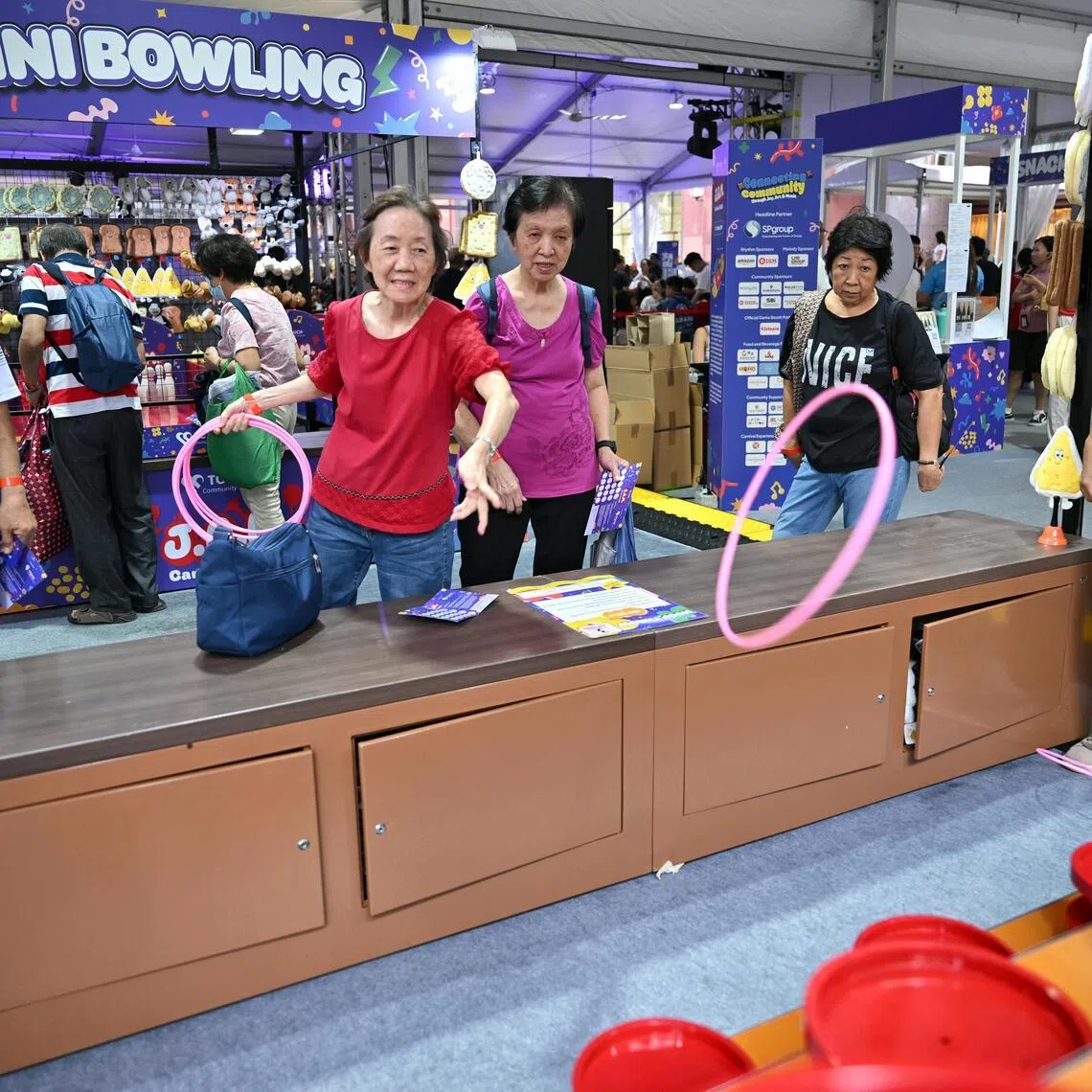 Visitors at the Touch J.A.M. Carnival, which aims to raise $3.3 million for Touch Community Services’ programmes.