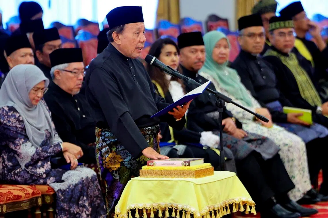 Ismail Lasim sworn in as new Negri Sembilan chief minister, declares Aug 3 a state holiday