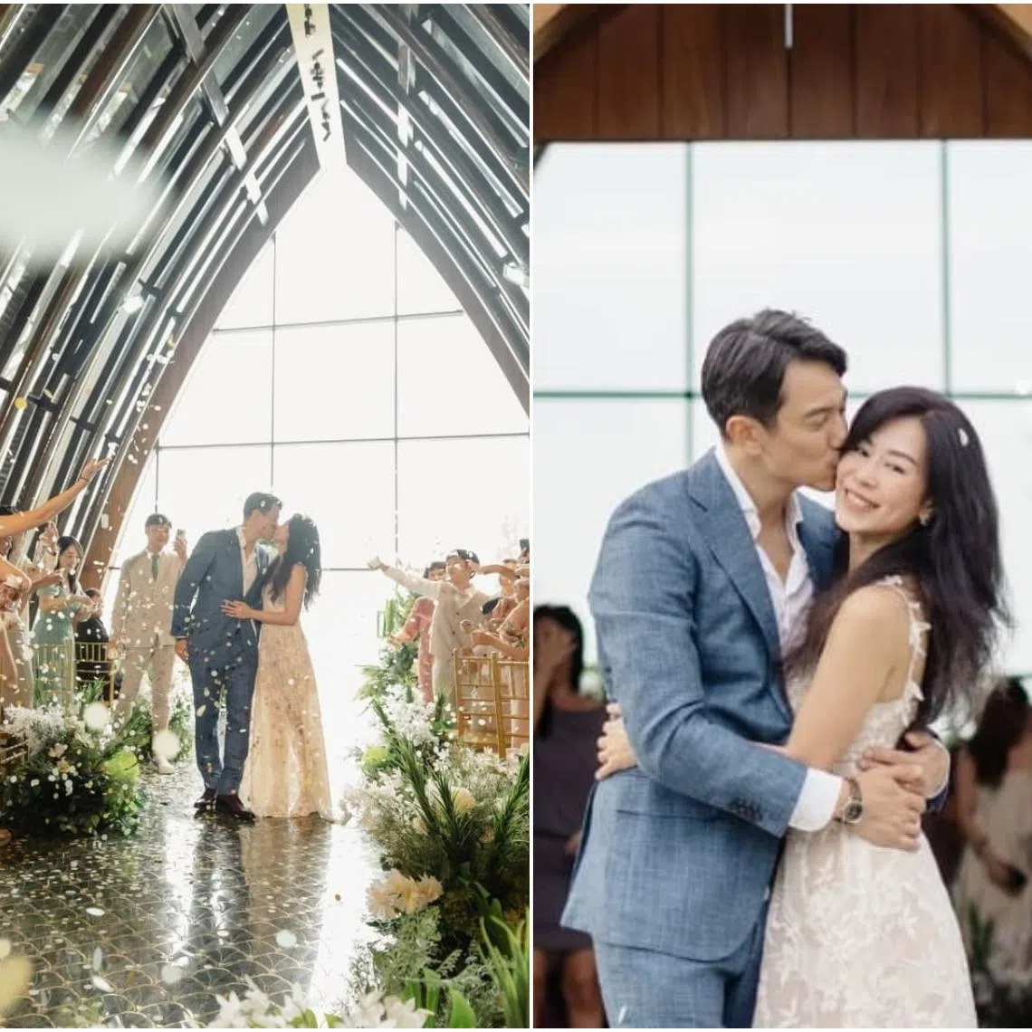 The couple held their wedding on an Indonesian island on Aug 8.