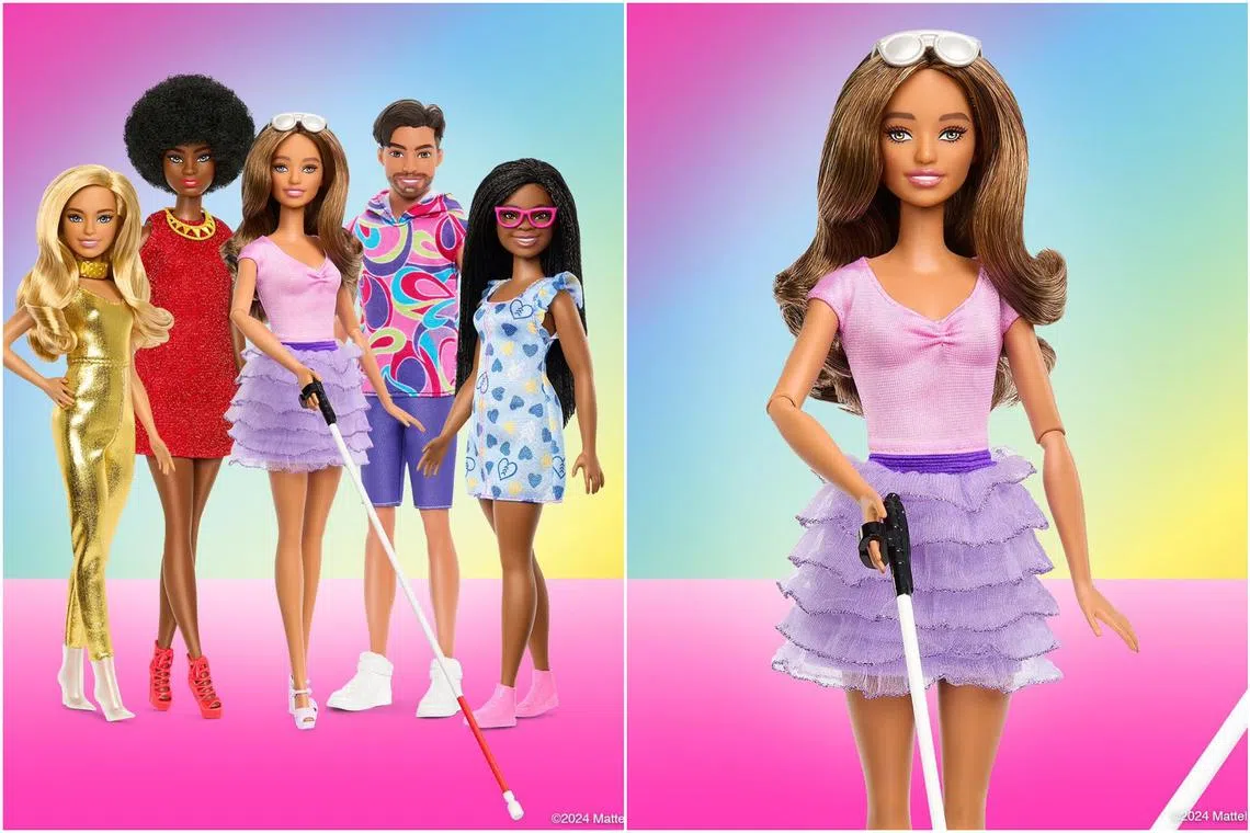 Mattel has released its first ever blind Barbie doll.