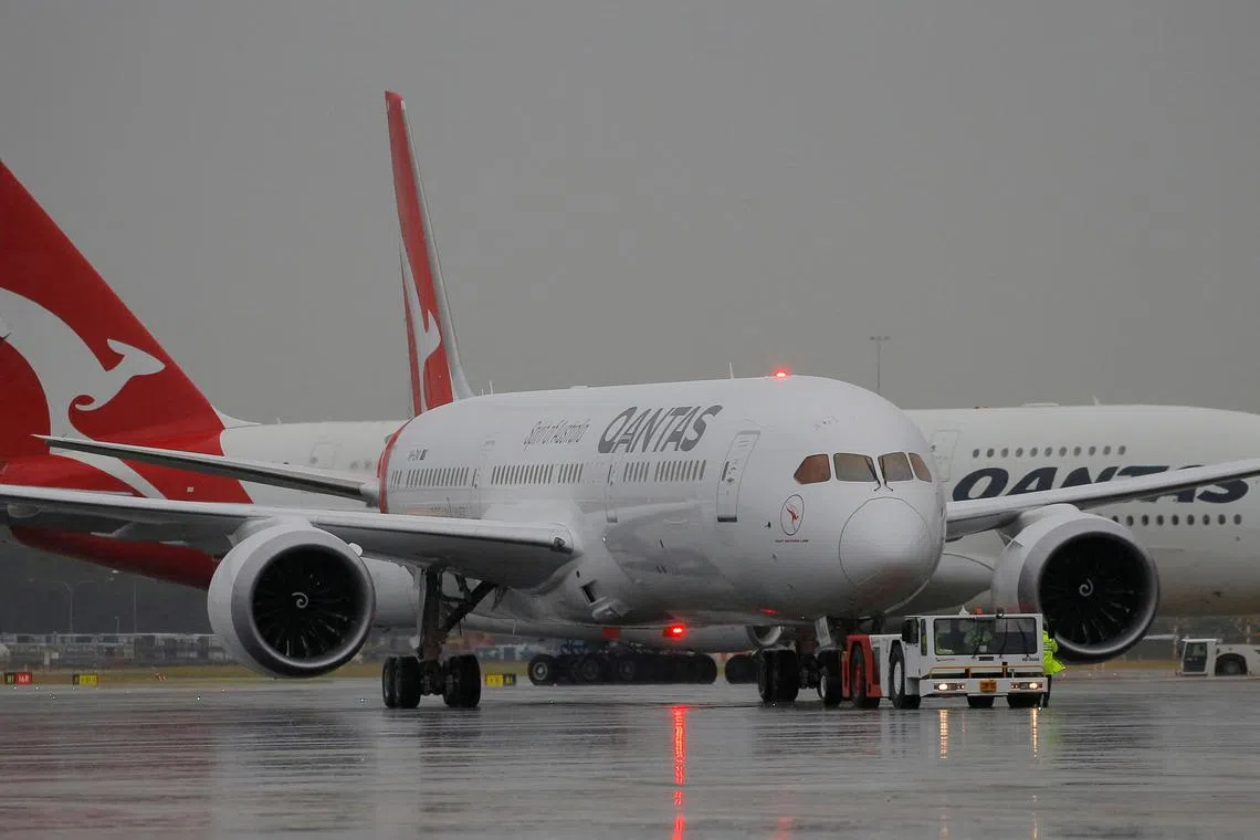 The incoming Qantas flight are believed to be carrying more than 100 passengers from New Zealand. 