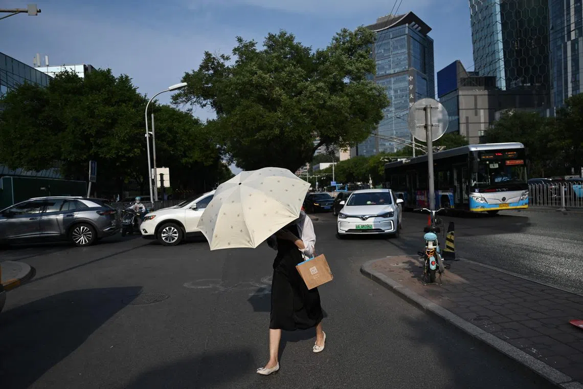 On Tuesday, Beijing logged its 27th day of temperatures of more than 35 deg C, setting a new record.