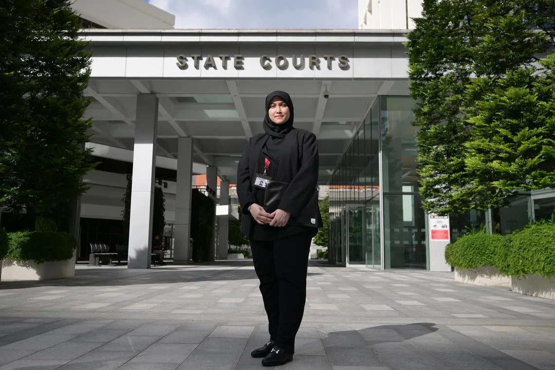 chspecial01/ST20250227_202539600950/Ng Sor Luan/State Courts' Centre for Specialist Services's staff, Nurhafidzah Md Kamal.