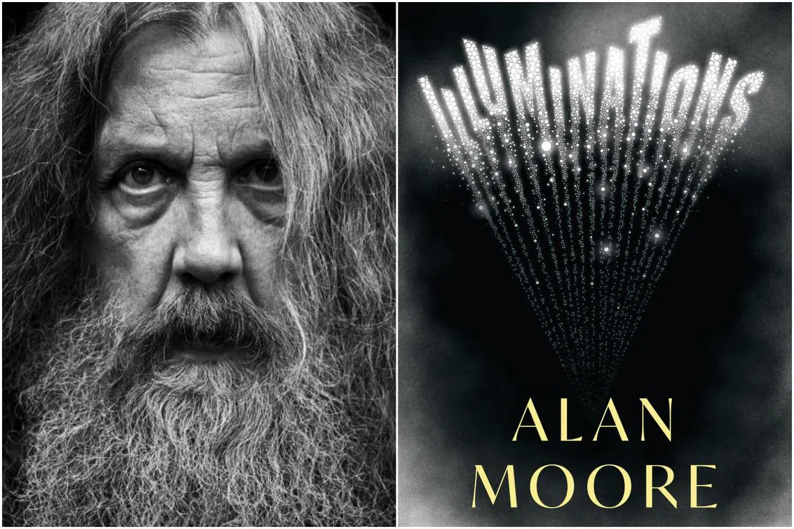 Alan Moore's first short story collection, Illuminations, is dominated by a satirical novella about the comic industry.