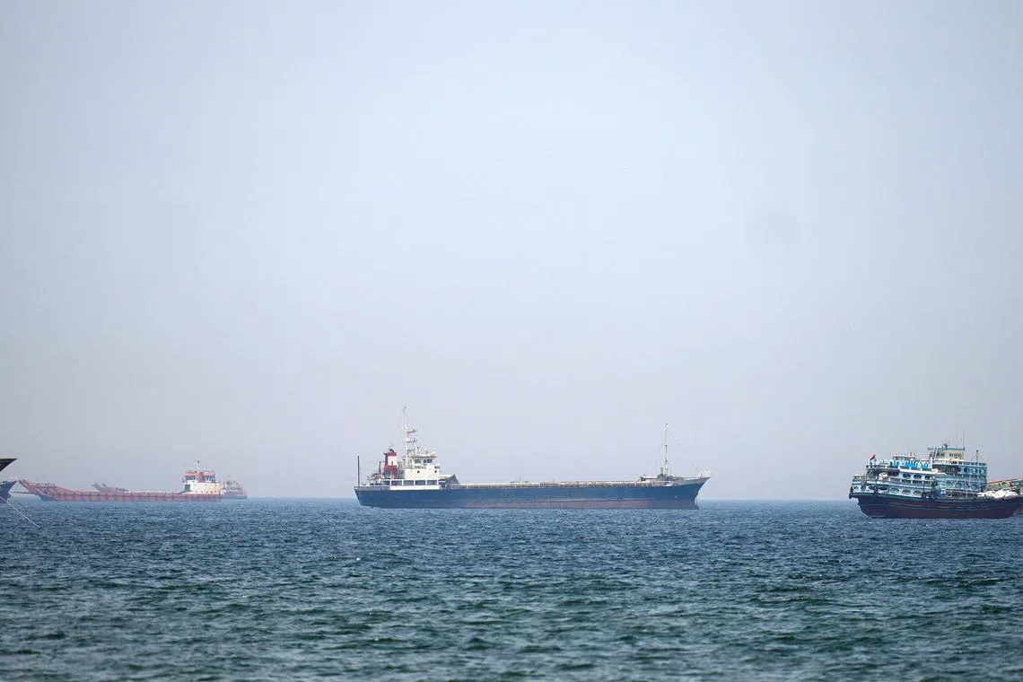 Ships and boats in the Strait of Hormuz, Musandam, Oman, April 29, 2026. REUTERS/Stringer