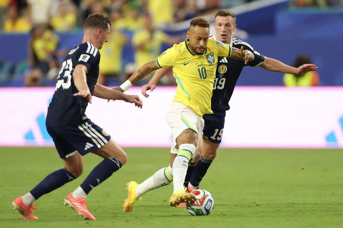 Neymar has been working his way back to fitness from a calf injury and returend for a little over 15 minutes in Brazil’s previous game against Scotland.