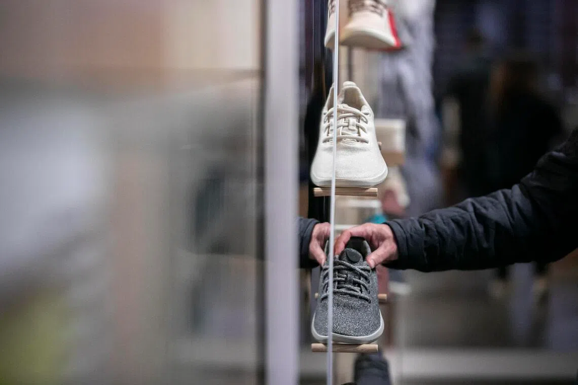 Allbirds previously seized on the business zeitgeist with its eco-friendly shoes, which were once a Silicon Valley favourite.