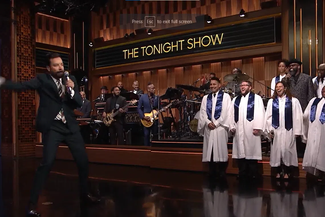 The Tonight Show host Jimmy Fallon appeared on the late-night talk show on Wednesday to dispel rumours of his death.