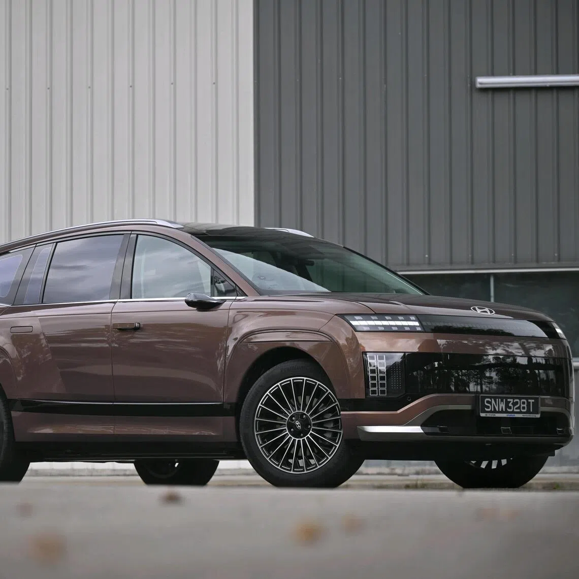 Interior and exterior of the Hyundai Ioniq 9, on Jan 13, 2026.