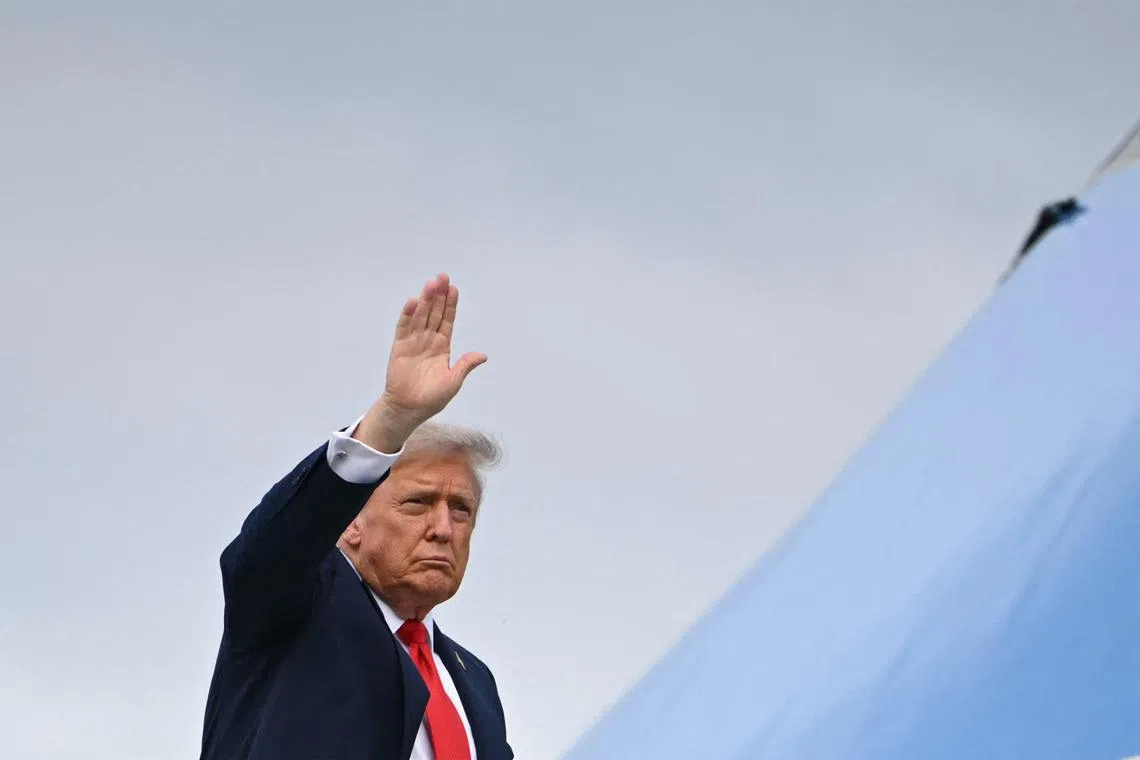 Mr Trump has put himself squarely in the middle of the diplomatic attempts to bring peace but has wavered on what he's willing to do to achieve it.