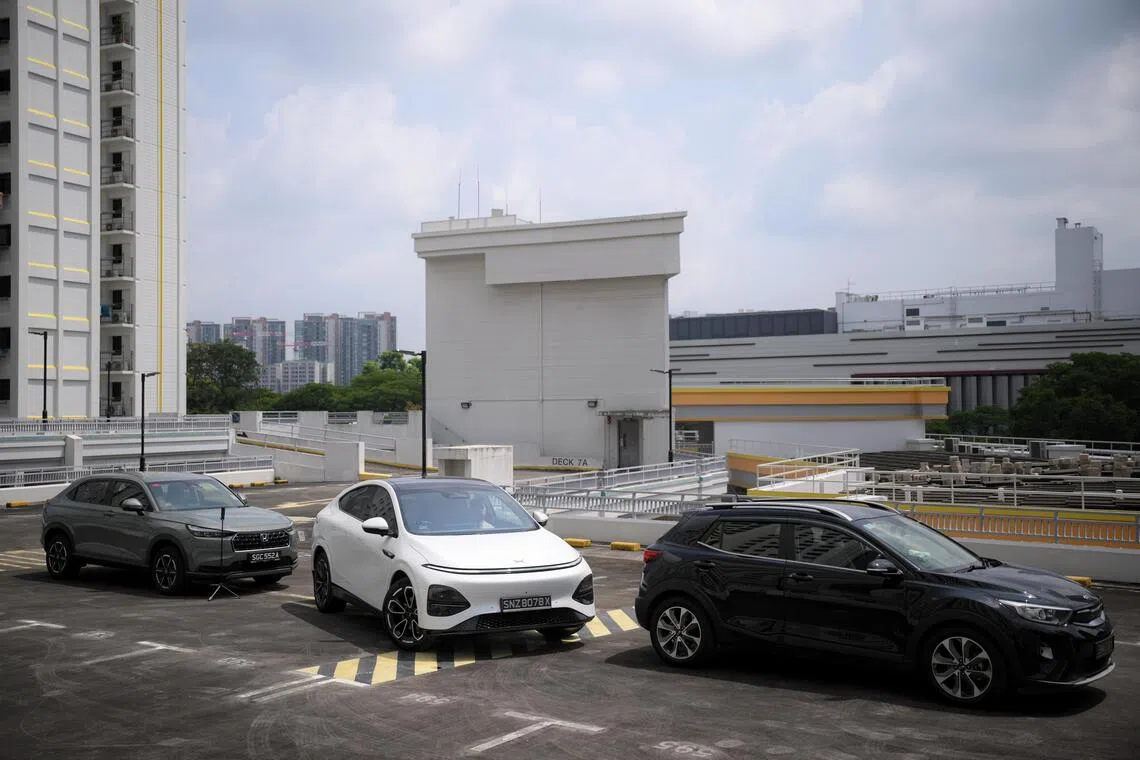 Minute mark: The Xpeng G6 completes the parallel parking exercise just under at minute at 59 seconds.