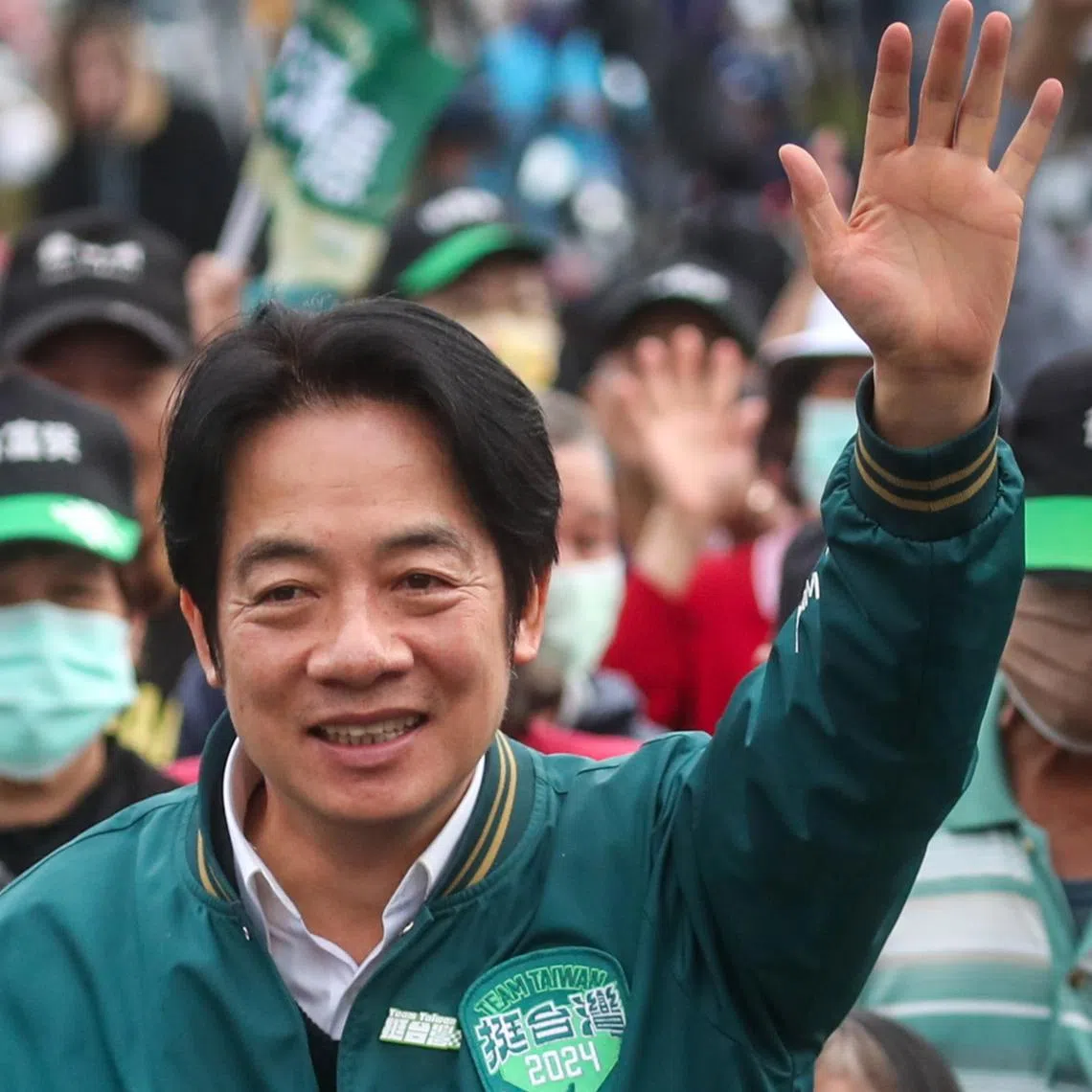 With just a month to go before the election, Mr Lai Ching-te is leading in the opinion polls.