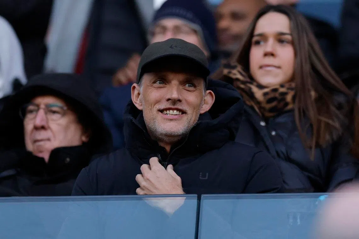 England manager Thomas Tuchel in the stands before a match at Craven Cottage, London, Britain - January 4, 2026. Action Images via Reuters/Andrew Couldridge /File Photo