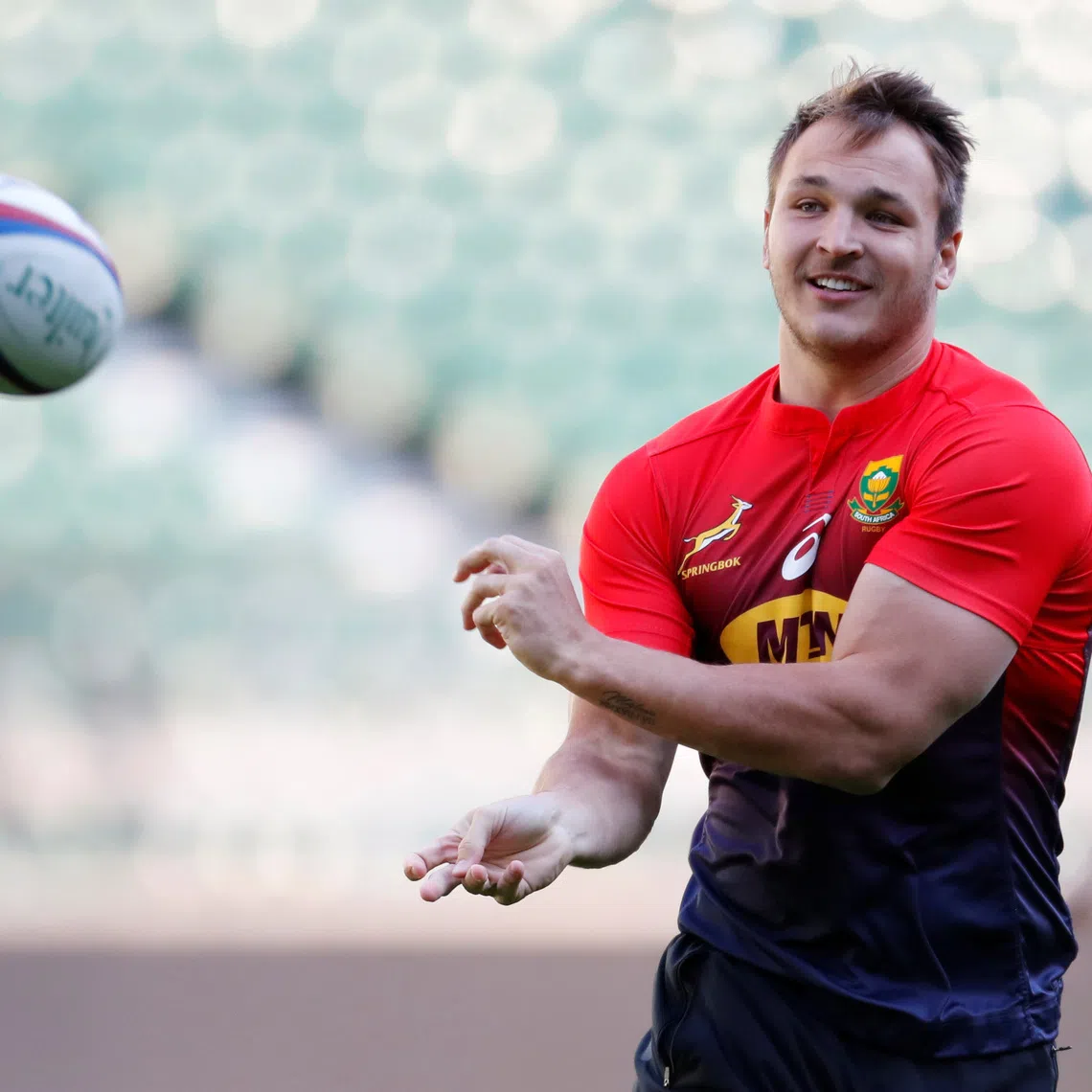 Rugby Union - South Africa Captains Run - Twickenham Stadium, London, Britain - November 2, 2018  South Africa's Andre Esterhuizen during the captains run  Action Images via Reuters/Paul Childs