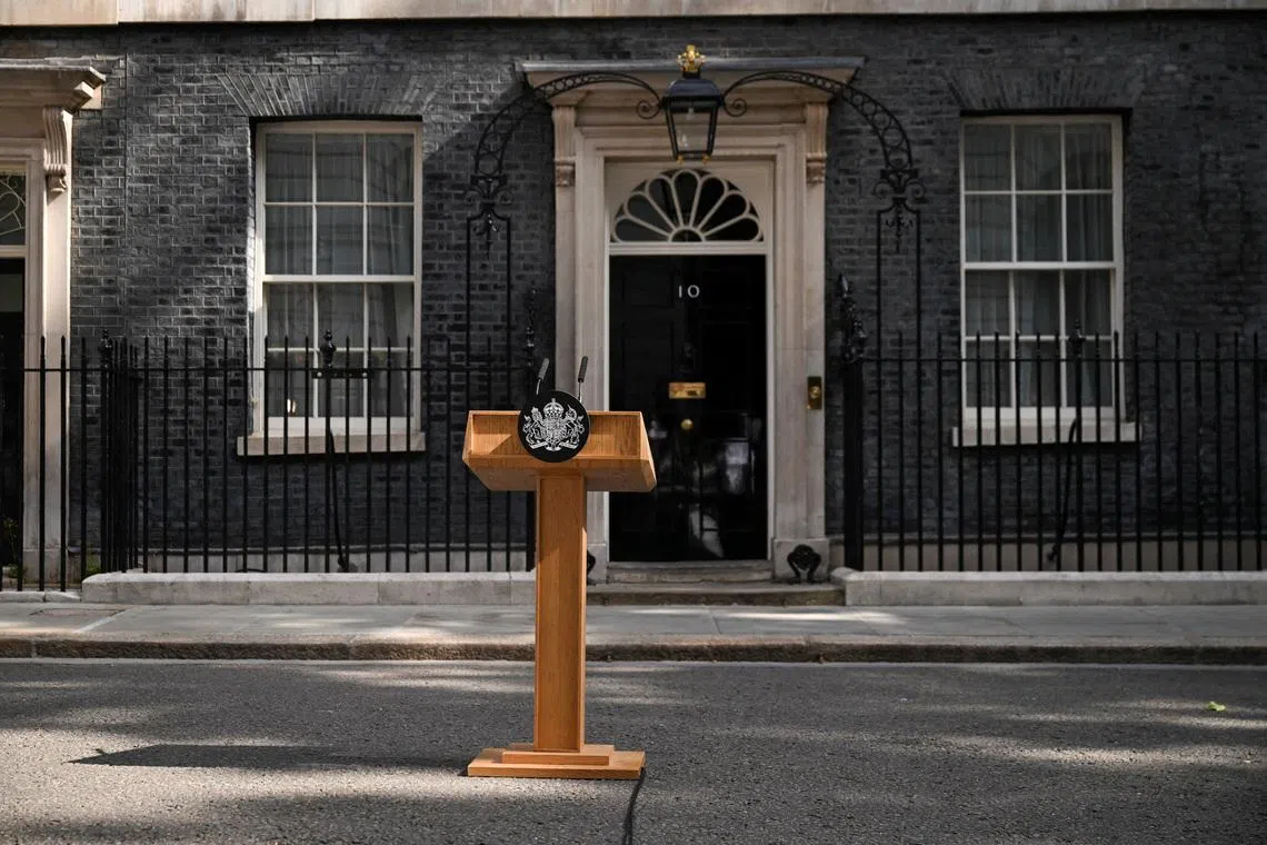 A new leader will be in place by the time Parliament returns in September.