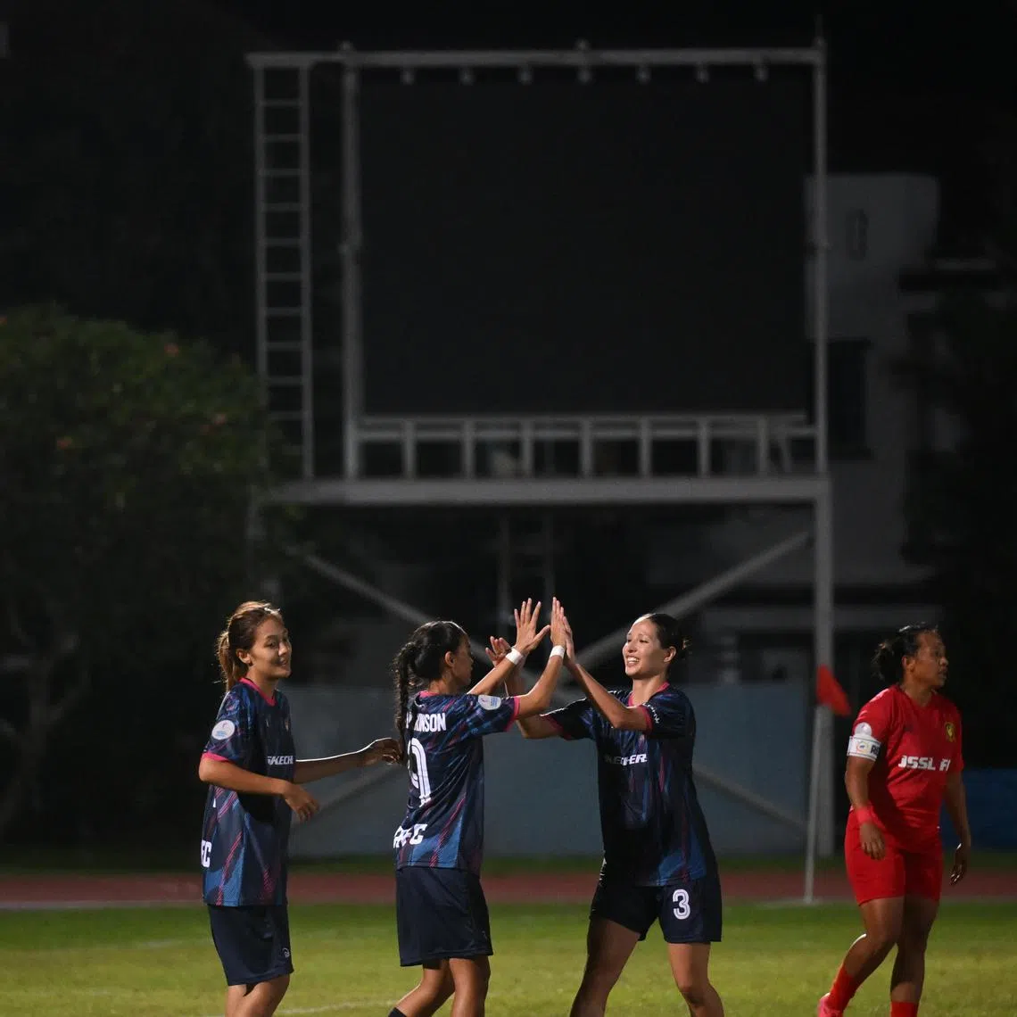 ST20250302_202515900871/dgwpl/Shintaro Tay/

 Still Aerion Women's and BG Tampines Rovers during the Women's Premier League match at Choa Chu Kang Stadium on March 2, 2025.