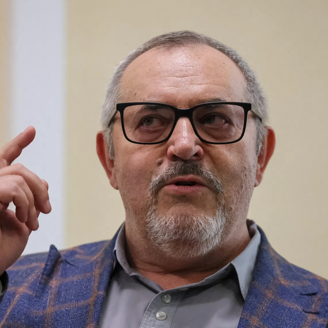 FILE PHOTO: Boris Nadezhdin, an anti-war Russian politician, appears in court in Dolgoprudny, Moscow region, Russia July 17, 2026.  REUTERS/Anastasia Barashkova/File Photo