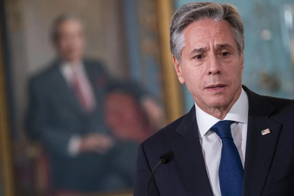 Mr Blinken rejected reports that Washington and Teheran were close to limiting Iran’s nuclear programme.