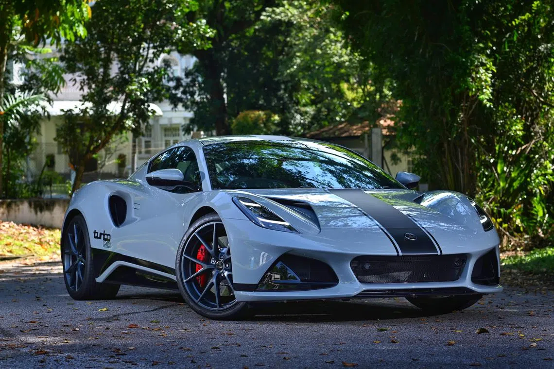 The Lotus Emira 2.0 Turbo SE for Life motoring review photographed on May 26, 2025.