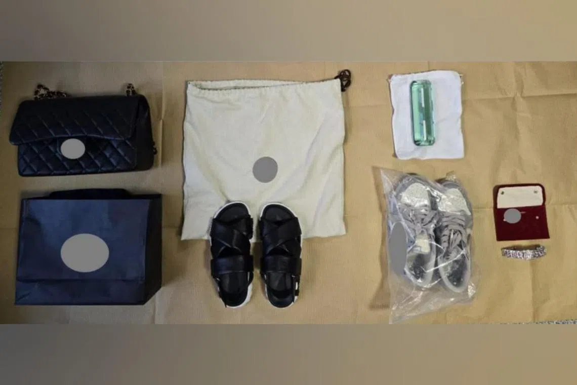 Valuables worth nearly $6.25 million that were stolen from a residence in Cairnhill Circle on July 2, 2024.