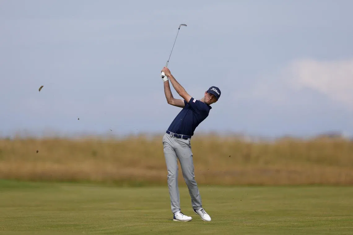 FILE PHOTO: Golf - The 152nd Open Championship - Royal Troon Golf Club, Troon, Scotland, Britain - July 15, 2024 Australia's Elvis Smylie during a practice round REUTERS/Andrew Couldridge/File Photo