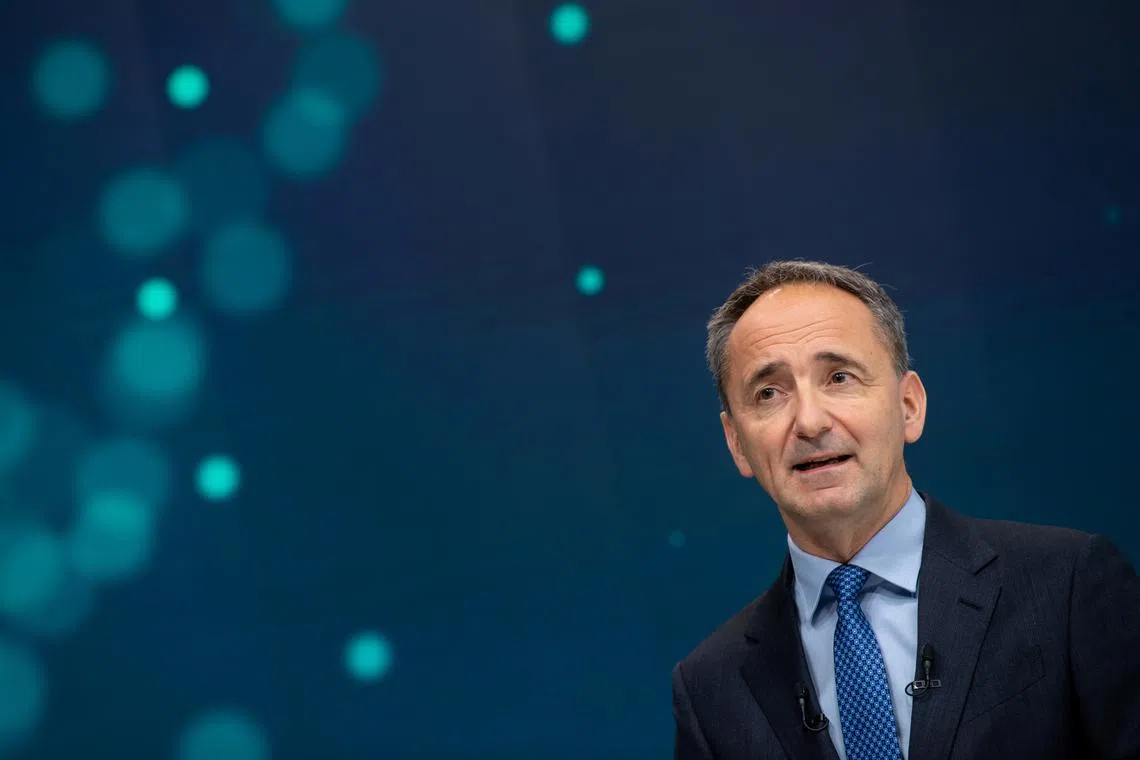 Chairman of the supervisory board of German industrial conglomerate Siemens, Jim Hagemann Snabe attends the virtual annual shareholder meeting in Munich,  Germany, February 10, 2022.     Sven Hoppe/Pool via REUTERS/File Photo