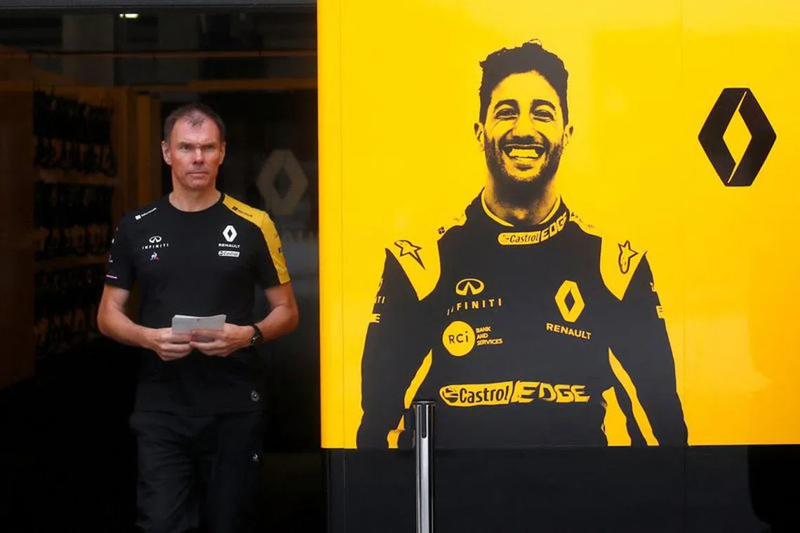 FILE PHOTO: Formula One F1 - Azerbaijan Grand Prix - Baku City Circuit, Baku, Azerbaijan - April 25, 2019   Renault Sporting Director Alan Permane   REUTERS/Maxim Shemetov/File Photo