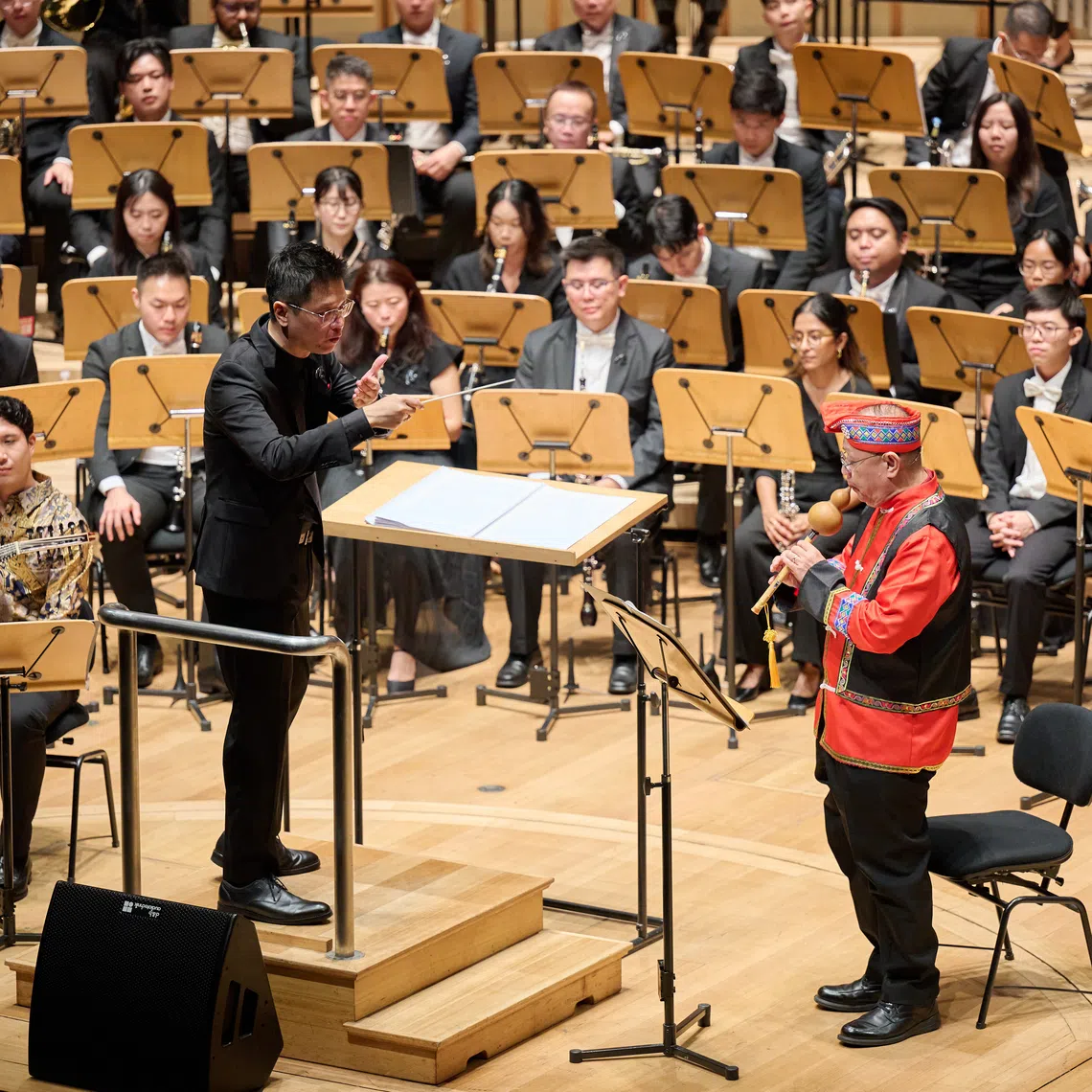 The Philharmonic Wind Orchestra celebrated its 25th anniversary with a concert at the Esplanade on Nov 9. 