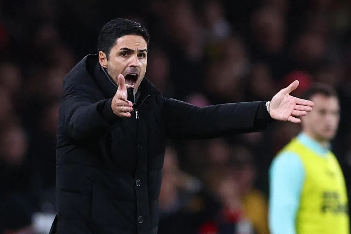 Arsenal manager Mikel Arteta has said it was all "passion" on the pitch after he was criticised for his volatile antics in the 0-0 Premier League draw with Newcastle.