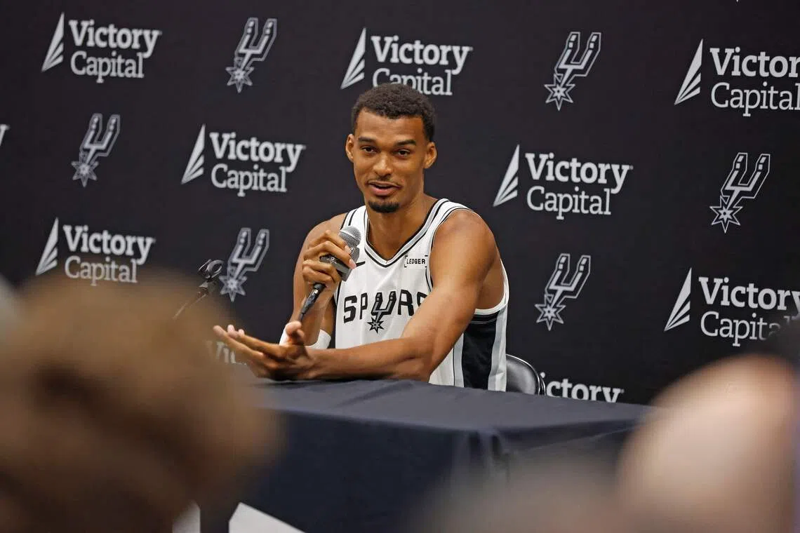 San Antonio Spurs’ Victor Wembanyama plans to use last season’s disappointment as fuel.
