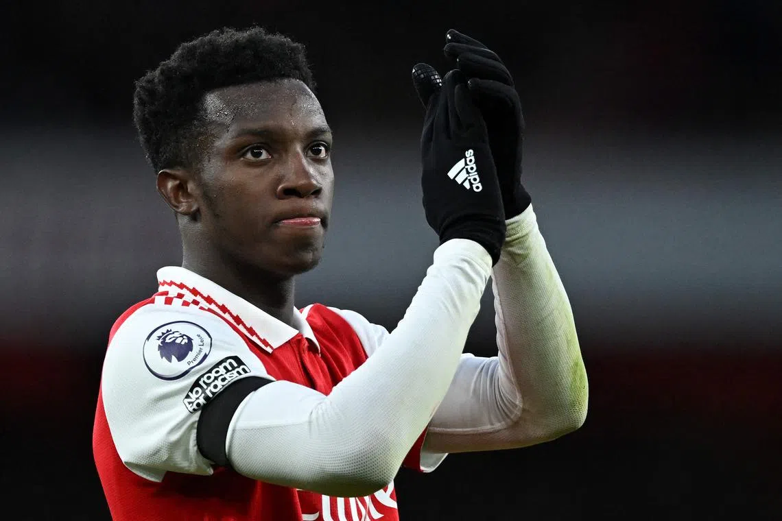 Eddie Nketiah had been leading Arsenal’s attack in the absence of Gabriel Jesus.