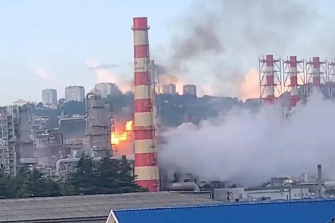 The Tuapse plant has been a target of several Ukrainian air attacks since the start of the war, including on May 17.