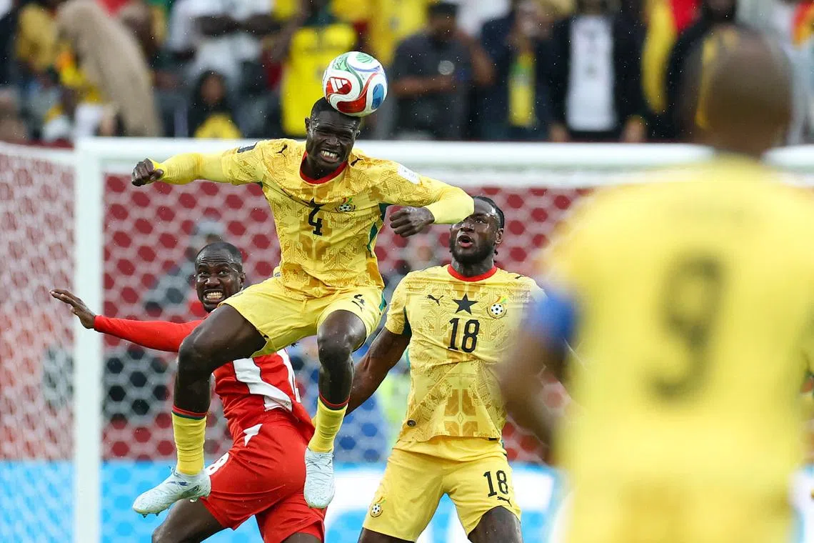 Ghana defender Jonas Adjei Adjetey in action against Panama on June 17.