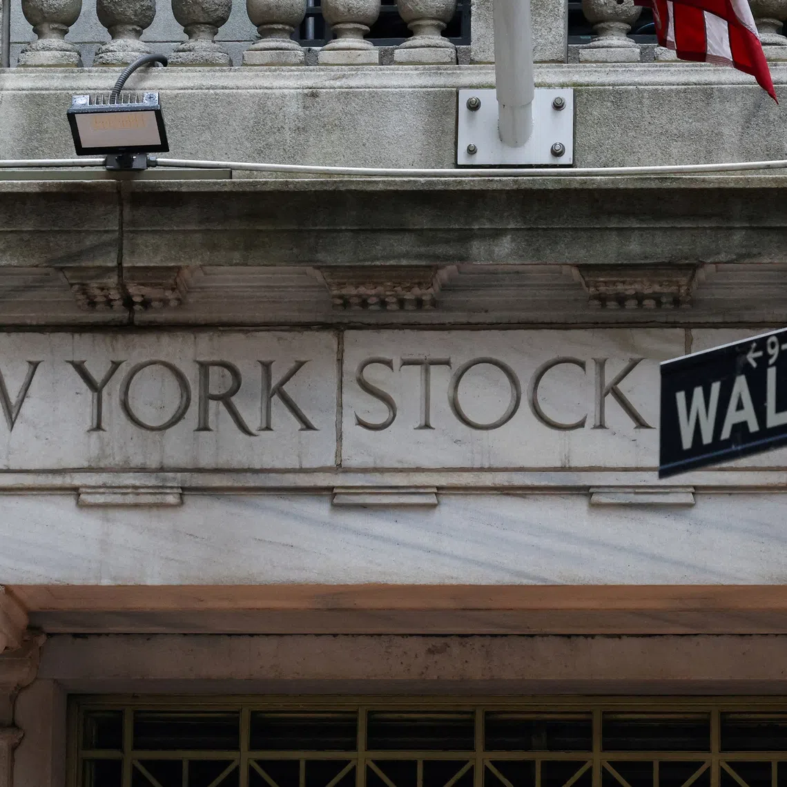 Apple stock touched a record high, while Meta, Netflix and Alphabet gained between 1.3 per cent and 3.3 per cent.