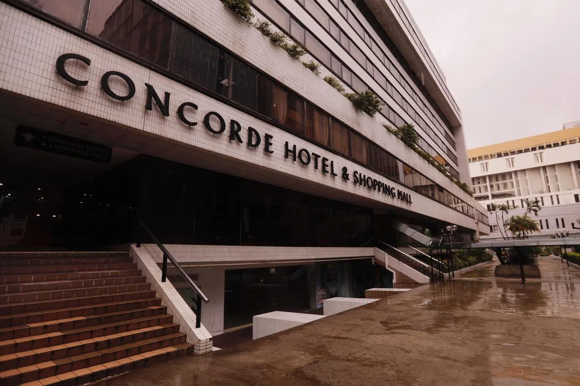 Mr Thevandran Shanmugam was allegedly pushed in the chest and fell backwards on a flight of stairs outside Concorde Shopping Mall on March 26.